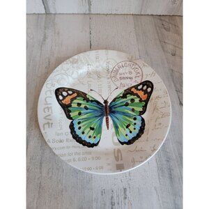 Pier 1 Imports butterfly‎ postcard plate home decor